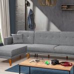Vivense Collection Aria Koyu Gri Köşe Koltuk