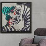 Vivense Collection Wild Ahşap Yağlı Boya Dokulu Tablo
