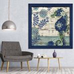 Vivense Deniz Atı Yağlı Boya Dokulu Ahşap Tablo