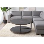 Vivense Desıre Orta Sehpa - 78 cm x 78 cm x 35 cm - Siyah
