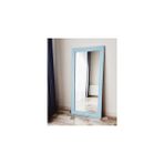 Vivense Dfn Wood Dekoratif Duvar Boy Aynası, Yeşil, 130X60