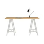 Vivense Firs Beyaz Metal Ahşap Çalışma Masası - 140 cm x 70 cm x 76 cm