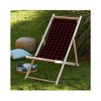 Vivense Folding Şezlong, 10 - Ceviz - 94 cm x 130 cm x 68 cm