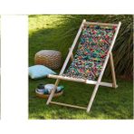 Vivense Folding Şezlong, 27 - Ceviz - 94 cm x 130 cm x 68 cm
