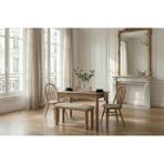 Vivense Freya Natural Açılır Mutfak Masa Takımı, 80X120 cm - Naturel - 80X120 KAPALI HALI80X150 ACILMIS HALI