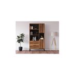 Vivense FURMET MODÜLER YUKON 2 ÇEKMECELİ KİTAPLIK, 4 RAFLI