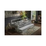 Vivense Glory Daybed Yavrulu Metal Karyola, Beyaz, 90X190 - 90 x 190 cm