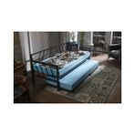 Vivense Glory Daybed Yavrulu Metal Karyola, Siyah, 90X190 - 90 x 190 cm