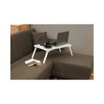 Vivense Gusto Home Offıce Laptop Sehpası, Beyaz - 60 cm x 35 cm