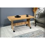 Vivense Hey Ada Orta Sehpa, Ceviz - 100 cm x 60 cm x 53 cm