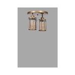 Vivense Hugo Ikili Tepsili Eskitme Plafonyer Avize - 1 cm x 1 cm x 1 cm - Şeffaf