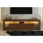 Vivense Kale Ledli Tv Ünitesi, Ceviz, 200 cm - 180 cm x 35 cm x 50 cm