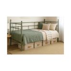 Vivense Lalas Daybed Tek Kişilik Yeşil Metal Karyola, 90X200