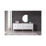 Vivense Legna Konsol ve Aynası - 202 cm x 46 cm - Beyaz
