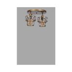 Vivense Leo Ikili Tepsili Eskitme Plafonyer Avize - 1 cm x 1 cm x 1 cm - Şeffaf