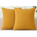 Vivense Line Fililli İkili Kirlent Kilifi, Sari Sarı