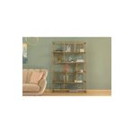 Vivense Lola Metal Kitaplık, Pirinç 120 Cm