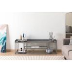 Vivense Lola Tv Ünitesi, Silver, 140 cm - Gümüş - 140 cm x 35 cm x 45 cm