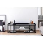Vivense Lola Tv Ünitesi, Siyah, 140 cm - 140 cm x 35 cm x 45 cm