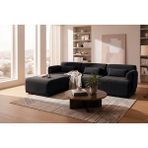 Vivense Loom Modüler Köşe Koltuk, Antrasit, Sol, Sağ Köşe - 225 X 70