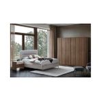 Vivense Madera Yatak Odası Takımı, Ahşap Kapaklı - Ceviz - 160X200
