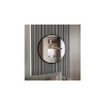Vivense Marsah Home Metal Çerçeveli Yuvarlak Ayna, Siyah