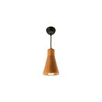Vivense Massello Desıgn Vento Ahşap Sarkıt Avize Büyük Ceviz - 13.5 cm x 13.5 cm x 21.5 cm - Kahverengi