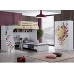 Vivense Mira Ranza Çalışma Masası 3 Kapılı Dolap Takımı 90X190 Karyola