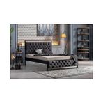 Vivense Mithra Metal Karyola, Siyah, Antrasit 120X200 - 120 x 200 cm