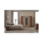 Vivense Monarch Yatak Odası Takımı, Aynalı, 5 Kapaklı - 001-Renkli - 160X200