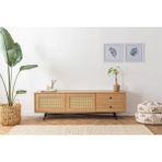Vivense Nala Tv Ünitesi, 180 cm - Meşe - 180 cm x 40 cm x 55 cm