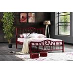 Vivense Orkide Metal Bordo 140X190 Karyola