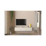 Vivense Pergamon Tv Ünitesi, Kumtaşı, 150 cm - Abanoz