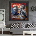 Vivense Pop Yağlı Boya Dokulu Ahşap Tablo
