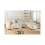 Vivense Relax Soft Standart 4 Modül Köşe Koltuk, Bej - Kırık Beyaz
