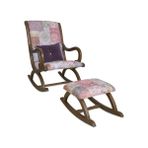 Vivense Rustik Sallanan Sandalye, Otantik, Ahşap, Ceviz - 860-Turuncu