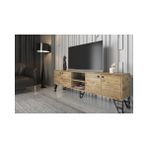 Vivense Sofia Tv Ünitesi, Atlantik Çam Siyah, 180 cm