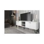 Vivense Sofia Tv Ünitesi, Beyaz Siyah, 180 cm