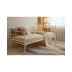 Vivense Soho Daybed Tek Kişilik Beyaz, Metal Karyola, 90X190 - 90 x 190 cm