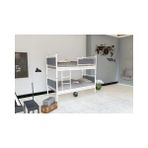 Vivense Star Ranza, Beyaz Antrasit Gri, 90X190, Gm 128 - 90 x 190 cm