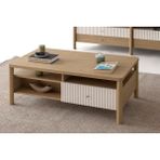 Vivense Stella Bohem Orta Sehpa - 120 cm x 65 cm x 45 cm - Meşe