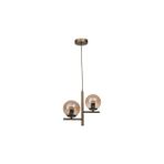 Vivense Terra Ikili Eskitme Bal Camlı Avize - 42 cm x 1 cm x 80 cm - Şeffaf