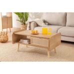 Vivense Torenna Orta Sehpa - 98 cm x 58 cm x 50 cm - Meşe