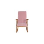 Vivense Trend Sallanan Sandalye, Pembe, Ahşap, Naturel Ayak