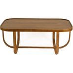 Vivense Tual Orta Sehpa, Ceviz Tablalı - 70 cm x 110 cm x 42 cm