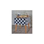 Vivense Tubihome Kare Puf, Siyah Beyaz - 40 cm x 40 cm - 001