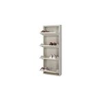 Vivense Tubihome Metal Ayakkabılık, 4 Bölmeli, Krem - Bej