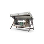 Vivense Vesta Ahşap Rattan Salıncak - Gri