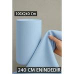 Vivesta Home 240 cm En Geniş Metrelik Kumaş – Kaliteli, Şık ve Çok Amaçlı Kullanım (Perde, Ev Tekstili, Dekorasyon) - Mavi - 100 cm