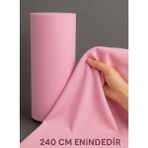 Vivesta Home 240 cm En Geniş Metrelik Kumaş – Kaliteli, Şık ve Çok Amaçlı Kullanım (Perde, Ev Tekstili, Dekorasyon) - Pembe - 100 cm